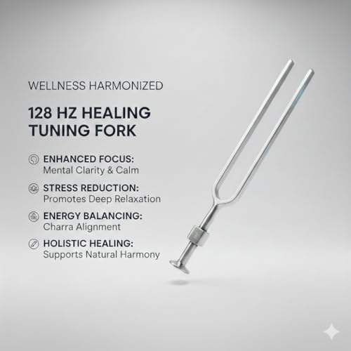 Image of Tuning Fork 128 Hz (Made up of Stainless Steel for Medical Students & Doctors)