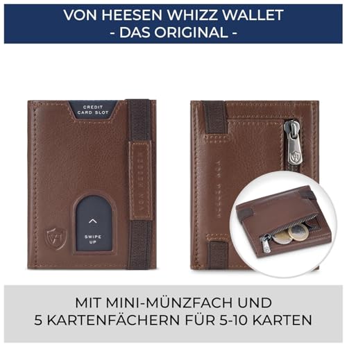 Image of Veltman Leather Wallets for Men Leather Original Purses for Men RFID Wallet Wallet Gents (Modern, Dark Brown)