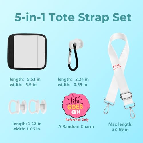 Image of Strap Wrap Clips Buttons Charm Accessories for Bogg Bag