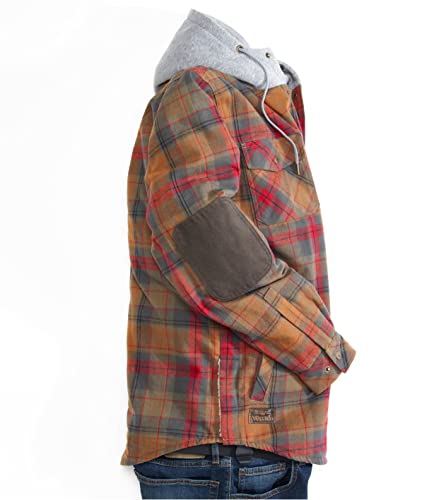 Image of Venado Northwoods Hooded Shirt Jacket - Work Coat for Men