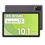 アイリスオーヤマ タブレット 10.1インチ 大画面 ディスプレイ Android 15 64GB 保護フィルム付き Type-C対応 CPU RK3562 メモリ 3GB+6GB 5000mAh イヤホンジャック Wi-Fiモデル LUCA ヘッドピンモデル TA10E1W63-V1H シルバー