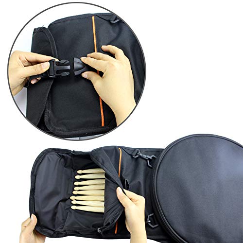 Weimeet Drum Pad Storage Bags Dumb Drum Bags Backpacks Carrying Cases Shoulder Bags For 12 Inches And 8 Inches Drum Pads Drum Set Accessories #TOP1