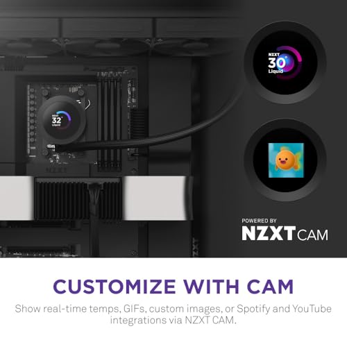image for NZXT Kraken Plus 360 – AIO CPU Liquid Cooler – 360mm Radiator – 