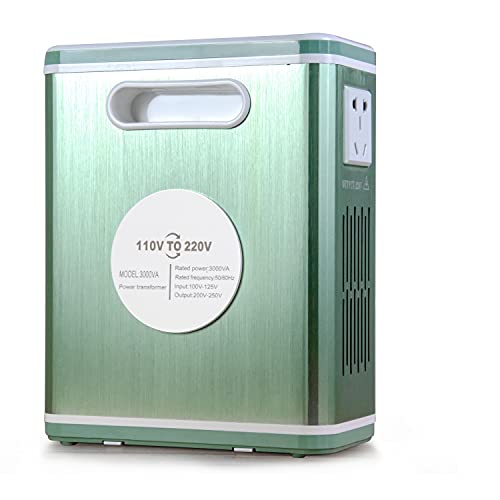 KLD 電源トランス 3000W 海外電気製品 日本で使用 家庭用 変圧器 昇圧器 昇圧機 ポータブルトランス 電源変換プラグ 3000VA 100V/110V-220V/240V 自由変換