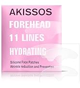Akissos Forehead Wrinkle Patches Silicone Reusable Forehead Wrinkles Treatment - Overnight Face T...