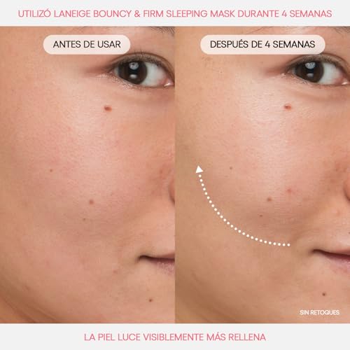 Image of LANEIGE Bouncy&Firm Face Sleeping Mask with Collagen | Barrier Boosting Hydration with Peony & Collagen Complex | Gel Texture Collagen Cream | Night Cream for Glowing Skin