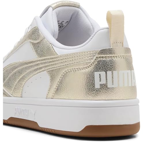 Puma Rebound v6 Low Metallic baskets confortables avec semelle adhérente