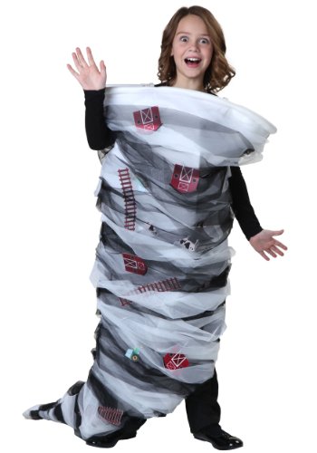 Disfraz de tornado para niños talla estándar miniatura 1