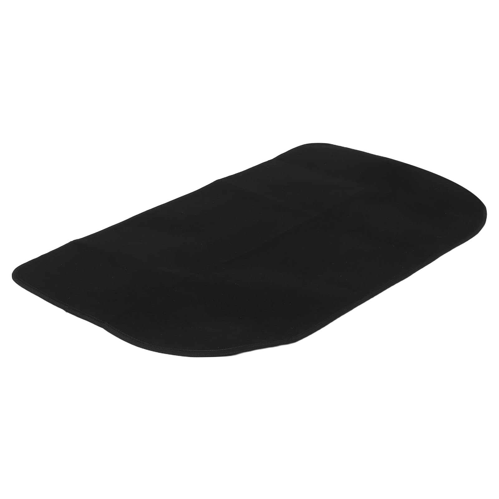 DOITOOL Tappetino Ignifugo per Caminetto a Mezza Forma in Poliestere e Pvc, Resistente al Calore, Protezione Pavimento per Uso Interno ed Esterno in Inverno