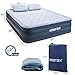 Queen Air Mattress Raised Elevated Double High Airbed, Inflatable Airbed with Internal...