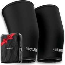 7mm Knee Sleeves Pro 1 Pair for Weightlifting & Powerlifting - Premium Weightlifting Knee Sleeve for Men and Women - High Performance Neoprene Compression for Squats & Lifting - IPF Approved XL