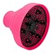 Betued Universal Hair Dryer Diffuser, Portable Travel Folding Pink Silicone Diffuser for Thick Curly Hair
