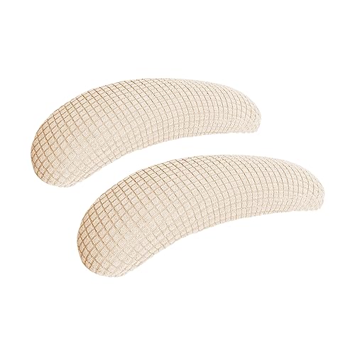 Image of FORCHEER Beige Office Chair Armrest Covers 10-13 inch Long 2 Pieces Stretchable Water Resistant Jacquard Desk Chair Arm Rest Covers for Computer Chair Arm Removable Washable