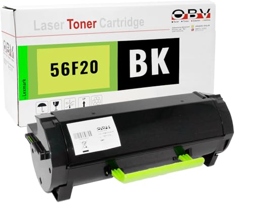 OBV 56F2000 Toner kompatibel zu Lexmark MS321dn MS321dntw MS421dn MS421dw MS521dn MS620 MS621dn MS622de MX320 MX321adn ca. 6.000 Seiten schwarz