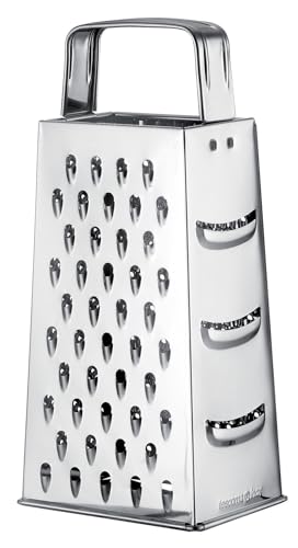 Lavabile in lavastoviglie Tescoma 643742 Handy gattugia 4 lati, Acciaio Inossidabile, Argento, 24 x 11 cm, 1 Pezzo