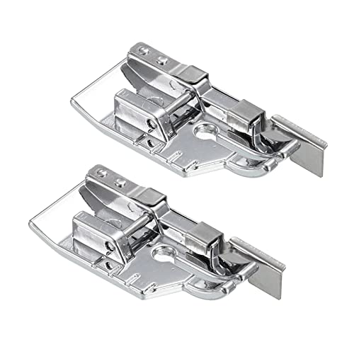 uxcell Pie Prensatela para Máquina de Coser Overlock 2 Piezas miniatura 1