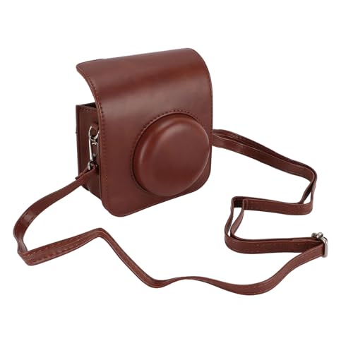 Borsa Protettiva per Fotocamera con Tracolla Rimovibile per Fotografia Mini12 marrone pelle sintetica