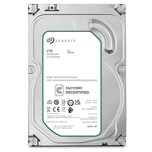 シーゲイト(SEAGATE) Barracuda ST2000DM008 の商品画像 1