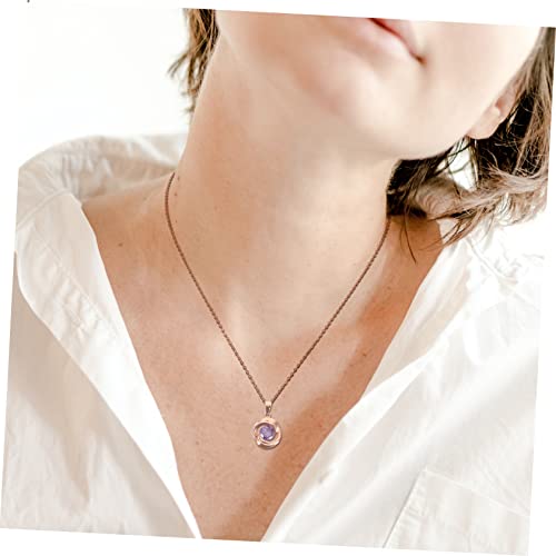 Collier ras du cou rose et or pour femme chaîne en argent chic - 3