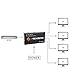 Hdmi Splitter 1 in 4 Out 4K@60Hz 1x4 Duplicate Mirror with Power Adapter by J-Tech Digital (1 Source to 4 Displays) [JTD3DSP0104]