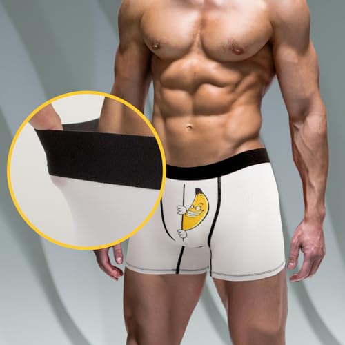 Jockland JL Mens Funny Boxer Briefs Hilarious Gag Gifts For Men, Mens Novelty Underwear Boxer Briefs No Fly thumb #4