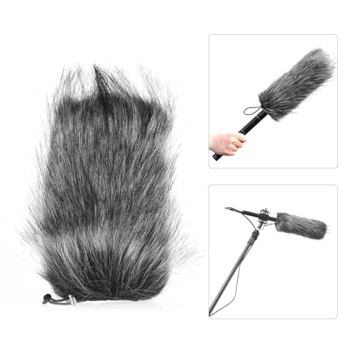 Protetor de Vento DeadCat Windshield Peludo para Microfones Shotgun (24cm)
