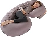 Almohada de embarazo, almohada corporal, almohada de cuerpo entero, almohada de embarazo con forma, almohada de maternidad para dormir de lado, almohada de embarazo para mujeres embarazadas, sopo