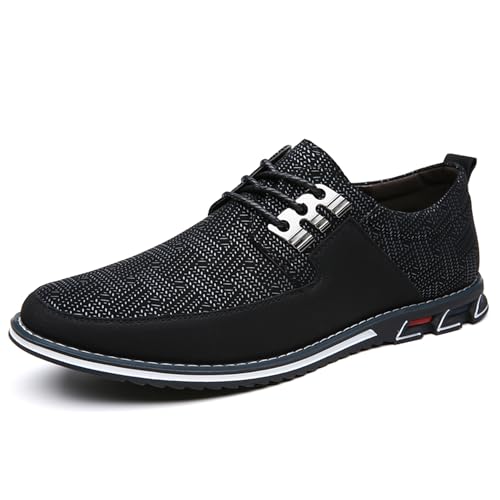 Men's Dress Shoes Comfort Soft Casual Oxford Superior Leather Sneakers Business Derby Shoe Loafers for Working Driving
