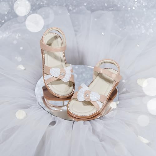 Image of ESTINE Girls Sandal Dress Shoe for Toddler /Little Kid Party School Shoe