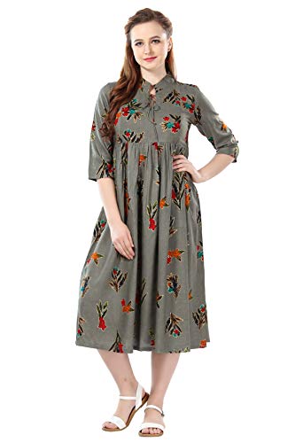Image of AV2 Women's Rayon Relaxed Fit A Line Maternity Wear
