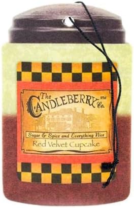 Candleberry Red Velvet Cupcake Car Air Freshener