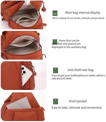 Preferable Bag, Waterproof 2-Way Commuter Bag, Oxford Large Capacity Convertible Shoulder Bag, 3-in-1 Design Bags4