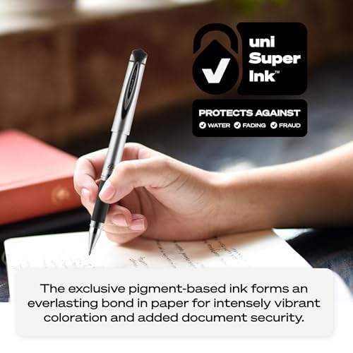 Image of Uniball 207 Impact Gel Pens, Pack of 12 - 1.0mm Bold Point Pens - School and Office Supplies