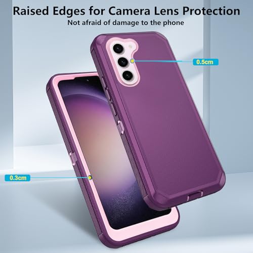 Coque Samsung S23 Plus antichoc violette S916U - Protection smartphone 6,6 pouces robuste - 4