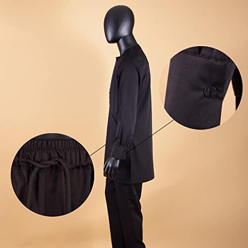 African Men Traditional Clothing Set Full Sleeve Dashiki Long Shirts and Pants 2 Piece Set African Suits3