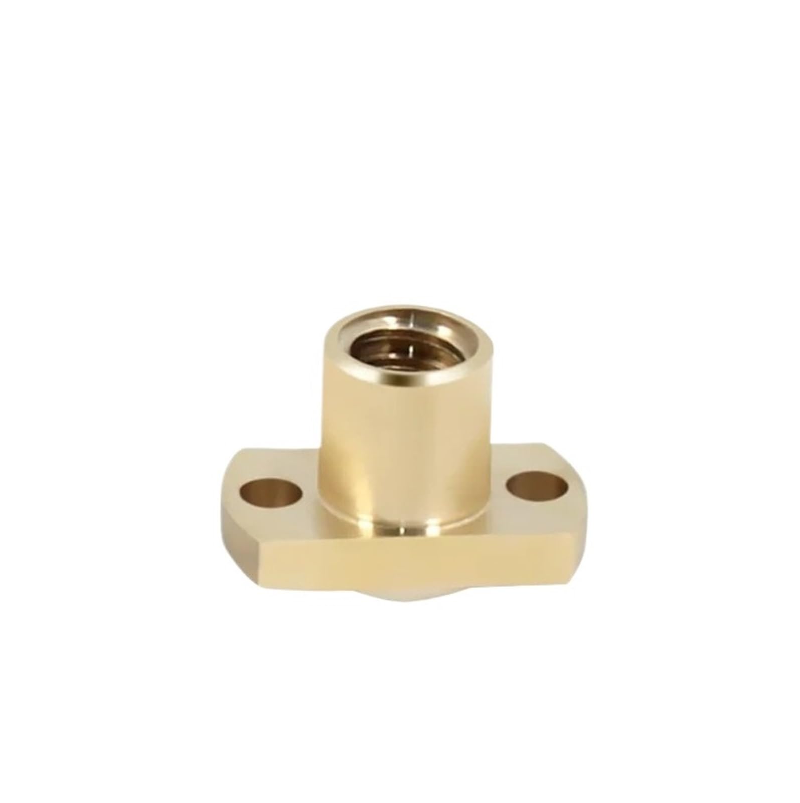 Metal Ball Screw nut T8 Lead Screw Nuts H Flange Brass Nut Pitch 2mm Lead 2mm/Pitch 2mm Lead 8mm(Flange Lead 2mm)