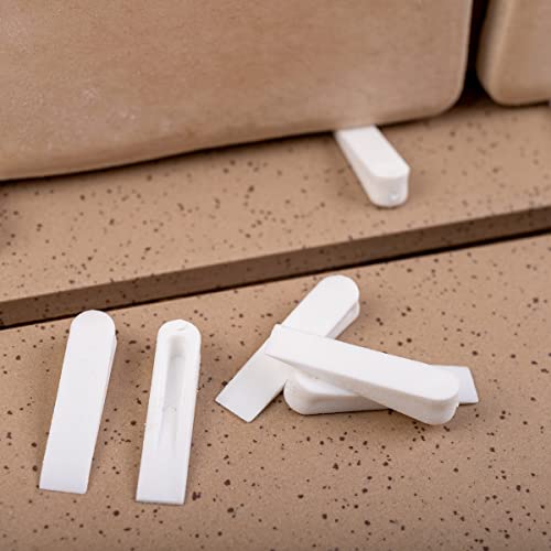 HARDY WORKING TOOLS Kleine Abstandskeile für Fliesen - Fliesenverleghilfe - Fugenkeile - Fliesenkeile - Fugenbreite aus Kunststoff - Keile für Wand und Bodenfliesen - 100 Stück