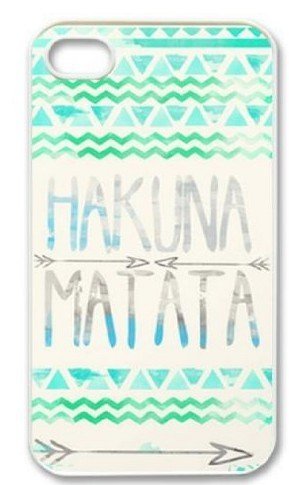 Shinhwa Create Hakuna Matata Custom Hard Case for iPhone 4 or 4S