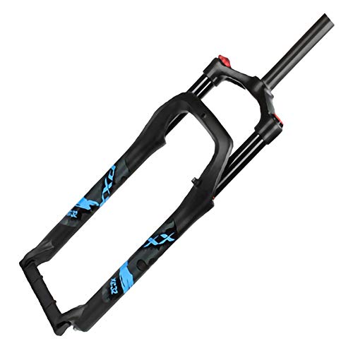 Fat Fahrradgabel Federgabel,135 Mm Fahrradgabel Radfahren Luftstoßdämpfer Federgabel Schnee MTB Moutain 20 Zoll Federgabeln Aluminiumlegierung Für 4 0" Reifen