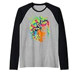 Paint Splatter Colorful Chameleon Tees