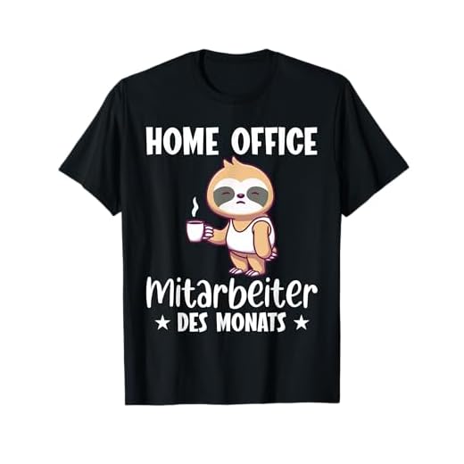 Home Office Mitarbeiter des Monats Lustiges Homeoffice T-Shirt