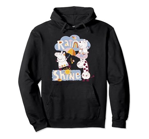 Sweat à capuche Peppa Pig brodé chaud et résistant pour l'hiver