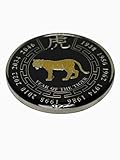 Chinese New Year Zodiac Commerative Black Coin (Tiger)