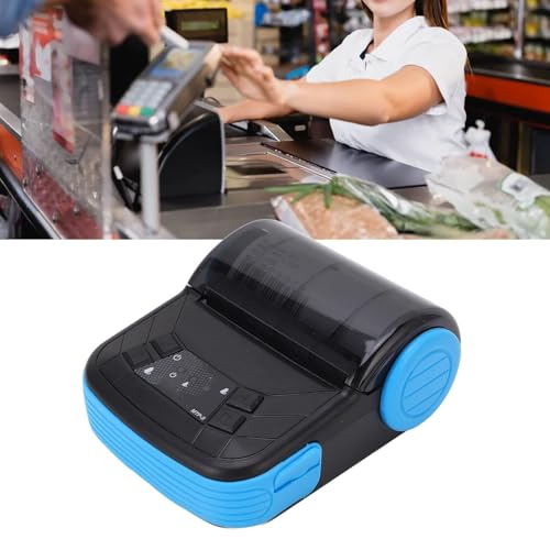 Thermodrucker 80 mm Bluetooth Kabellos Drucken Geräuscharm Tragbar Kompatibel Für Zuhause Büro Und Geschäftsreisen Mit Breiter Unterstützung