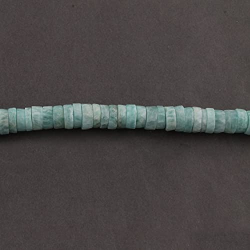 Amazonite Faceted Heishi perles naturelles de sérénité et d'apaisement