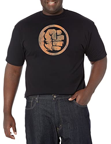 Marvel Hulk T-Shirt Orange Homme vêtement geek manga haut manches courtes