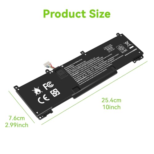 Image of 11.58V 51.3Wh RH03XL RH03XL-L Laptop Battery for HP EliteBook 640 G9 G10 /650 G10 /655 G10 Probook 440 G10 /445 G10 G11 /450 G9 G10 /455 G10 /460, TPN-DB0L,TPN-DB0T,TPN-IB0A,TPN-IB0K,TPN-IB0L,TPN-IB0P