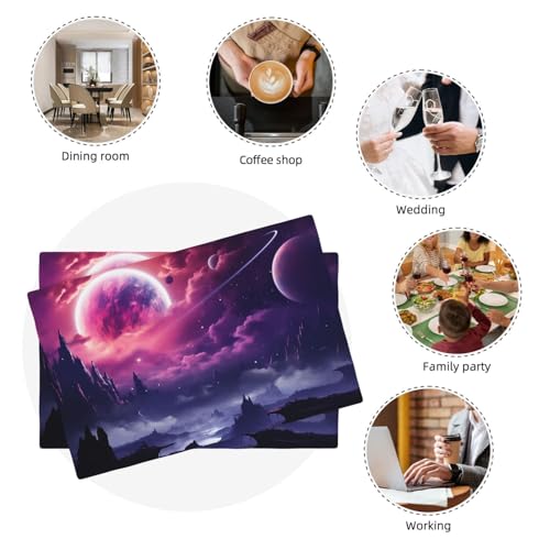 Set de table en lin lavable et résistant à la chaleur pour protéger la cuisine - 6