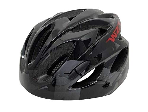 Capacete Ciclcismo Tsw Raptor 2 Pto/cinza com sinalizador Led