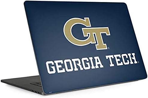 Skinit Decal Laptop Skin Compatible with MacBook Pro 15-inch with Touch Bar (2016-19) - Officially Licensed College Georgia Tech GT Blue Design
